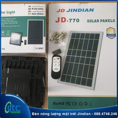 Đèn năng lượng mặt trời 70W JD-770 Đèn năng lượng mặt trời 70W JD-770